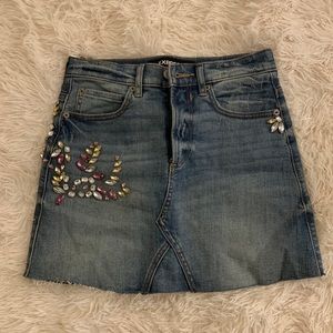 Express studded miniskirt